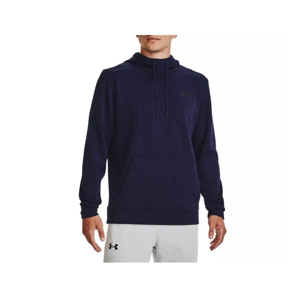 NEW Men UA Under‎ Armour Twist Fleece Sweatshirt Jacket Hoodie Navy Blue Size XL